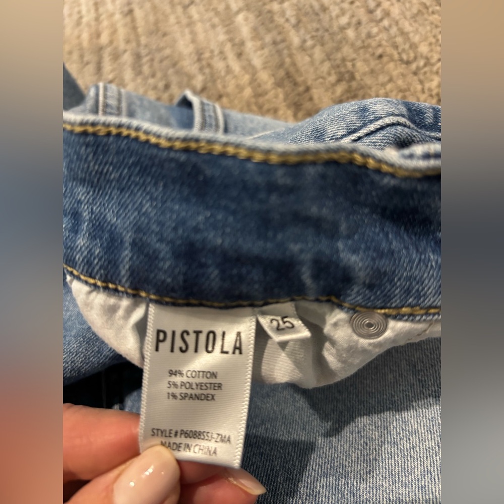 Pistola vintage blue denim straight leg flight boot jeans - Picture 9 of 15